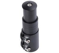 Hemobllo Extenseur Rehaussant de Guidon VTT en Alliage D'aluminium Noir | Hauteur Réglable par Entretoises, pour Tube de Direction et Potence, Installation Simple, Usage Urbain