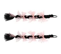 Hemobllo Extensions de Cheveux Coupe la Taille 2pcs Tressées pour Femmes Création Nouvelle Coiffure en Fibre Haute Température pour Soirée Costumée ou Rendez-