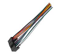 Hemobllo Faisceau de Câblage Stéréo Autoradio pour Voiture, Adaptateur Audio Compatible Système Automobile, Installation Facile, Utilisation Automobile, Câble Robuste et Fonctionnel,