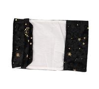 Hemobllo Fait Main avec Couverture Fin à Estampage Doré Pochette Réutilisable Légère pour Rigides et Brochés Protection des Coins et Tranches