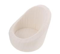 Hemobllo Fauteuil Bébé Blanc Doux Mini Canapé pour Séance Photo -né, Accessoire de Photographie de Studio Ergonomique et Sécurisé, pour Photos en Chambre D’garçon et Filles