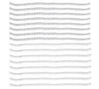 Hemobllo Faux Cils Poupée Noir et Marron 20 Pièces 0,4 X 20 Cm Nylon Kit Extensions Yeux Poupée Bricolage Accessoires Fabrication DIY