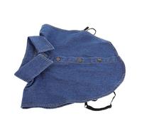 Hemobllo Faux Col Amovible en Jean pour Femme Col Montant Style Cowboy Couleur Bleu Foncé Demi-Blouse Décorative Légère Accessoire Mode Polyvalent pour Pulls et Sweats