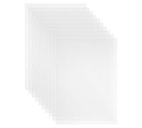 Hemobllo Feuilles de PVC Rigide Transparentes A4 02 MM 10 Pièces Film Protecteur Double Face Feuille Plastique Claire Semi-Transparente pour Cadre Photo Pochoirs et Artisanat