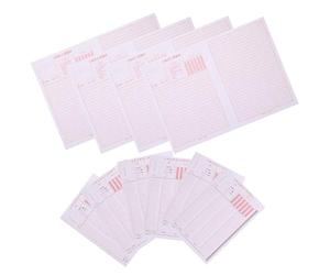 Hemobllo Feuilles de Réponses à Choix Multiples pour Examen des Fonctions Publiques, Papier, 100pcs, Format Standardisé pour Salle de t Tests Officiels