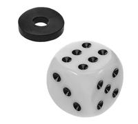 Hemobllo Feutres pour Cymbales de Batterie, Écrou à Dés Blanc 30 MM | Plastique, Fixation sans Outil, du Bruit, pour Pieds de Cymbales, Scènes et Studio