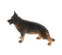 Hemobllo Figurine Chien Berger Allemand Miniature Educatif Garçon Fille Décor Réaliste