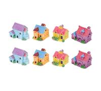 Hemobllo Figurine de Micro-Paysage Résistante aux Intempéries en Résine Miniature Réaliste 8 Pièces pour Décoration de Jardin pour Décorations Extérieures et Patios