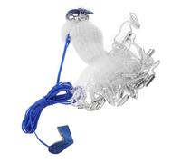 Hemobllo Filet de Lancer Monofilament sans Anneaux pour Aux Crevettes et Poissons Lacs et Eaux Côtières et Facile à Lancer