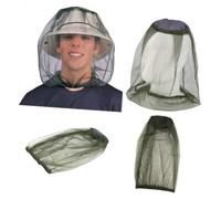 Hemobllo Filet de Protection Tête et Cou Moustiques avec Filet Fin Élastique pour Activités Extérieures