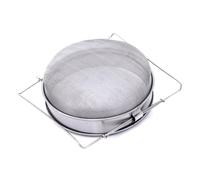 Hemobllo Filtre à Miel Double Tamis Acier Inoxydable Passoire Apiculture Corrosion avec Bras Ajustables pour Seaux Fin et Grossier