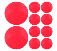 Hemobllo Filtres Ronds Rouge 50 MM Lot de 20 Films Autocollants pour Éclairage LED Spot et Flash Studio Photo Ambiance