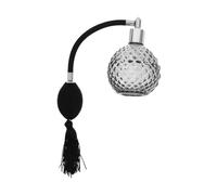 Hemobllo Flacon Vaporisateur Parfum Vintage Rechargeable Portable Verre avec Pompon et Pompe à Bulbe Atomiseur de Voyage Compact et Rechargeable et Homme