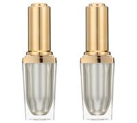 Hemobllo Flacons à Vernis à Ongles Vides 10ml en Acrylique Lot de 2 avec Pinceau Rechargeable, Résistants la Lumière Couleur Aléatoire pour DIY et Création de Nouvelles Couleurs
