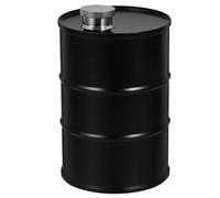 Hemobllo Flasque Portable en Acier Inoxydable 750ml Grosse Capacité Cylindrique Noire pour Camping et Voyage, Gourde Polyvalente Design Unique et Élégant