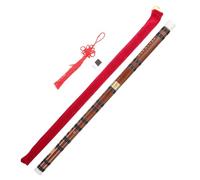 Hemobllo Flûte Bambou Dizi Insert Cuivre Unique, Instrument de Musique en Clé de Sol, Flûte d'Initiation pour Débutants, Adaptée à L'Apprentissage en Intérieur et Extérieur