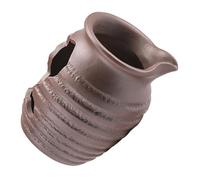 Hemobllo Fontaine à Eau en Pot en Céramique Décorative pour Jardin et Intérieur, Pot de Cascade de Paysage Compact Circulation d'eau Optimisée, Installation Facile, Élégant et Fonctionnel