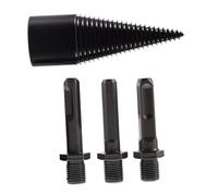 Hemobllo Foret Fendeur Bois Revêtement Mèche à Bois Profonde pour Fendage Facile avec Types de Manches Démontables Outil Forage