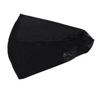 Hemobllo Foulard Femme Noir à Chic avec Applique Antidérapante Écharpe Voile Dentelle Élégante pour Accessoire Mode