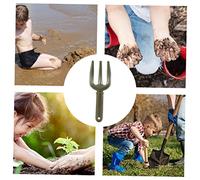 Hemobllo Fourche de Jardinage 2Pcs Outil Pratique pour Désherber Planter Ameublir Sol en Confortable pour Jardin Potagers