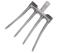 Hemobllo Fourche de Jardinage Acier Manganèse Outil Pratique pour Désherber pour Fleurs Potagers