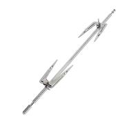 Hemobllo Fourchettes Acier Inoxydable pour Rôtissoire Lot de Jeu Fourches pour Poulet Rôti Outils De Grillade à Rotation pour Barbecue Maison