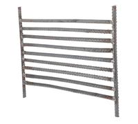 Hemobllo Foyer Robuste Acier Pour Cheminée Intérieure Et Extérieure Support De Bûches Résistant Chaleur Accessoires Bbq Pour Feu De Camp