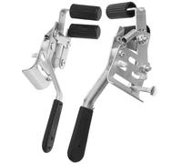 Hemobllo Frein pour Fauteuil Roulant 2 Pièces Accessoires de Frein à Vis Latérale Fixation Stable Pratique pour Sécurité Mobilités Réduites Personnes Âgées