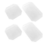 Hemobllo Gabarits de Matelassage en Acrylique 4 Pièces, Outils de Couture Patchwork Formes Carrées et Rectangulaires, pour Découpe de Tissu Précise et Travaux Manuels
