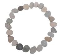 Hemobllo Galets Naturels à Peindre 24 Pièces 3-5 CM Galets Plats et Lisses pour Bricolage Artistique Activités Manuelles Garçon et Filles et Adultes Décoration Jardin