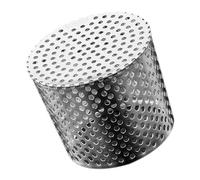 Hemobllo Garde de Gouttière Acier Inoxydable Filtre de Drain Blocage pour Écoulement Conçu pour Toits et Salles de Bain Installation Facile et Optimisation Drainage avec Design Perforé