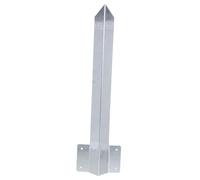 Hemobllo Garden Ground Spike Acier Galvanisé Support Robuste pour Poteaux de Clôture Polyvalent pour Jardin Fixation pour Plates Bandes et Décorations Extérieures