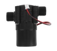 Hemobllo Générateur Électrique Micro Turbine Hydraulique 12v avec Interface 1/2 Pouce et Angle Réglable 180°, Faible Bruit, Plastique Solide pour Bureau et Salle de Bain