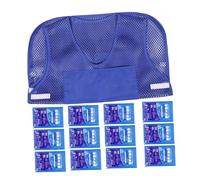 Hemobllo Gilet de Refroidissement Réutilisable avec Accumulateurs de Froid Gilet Glace Été pour Activités Extérieures Cuisine et Chantiers Confortable et Pratique
