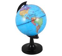 Hemobllo Globe Terrestre Politique Interactif pour Garçon Fille Globe Éducatif avec Support Plastique pour Bureau et Salle de Classe Décoration Moderne et Apprentissage Géographique