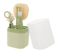 Hemobllo Goupillon pour Biberons en Silicone Vert Kit de Nettoyage Compact avec Brosse pour Tétine Porte-Biberon et Égouttoir Outil de Nettoyage pour Bouteilles de Bébé pour Voyages et