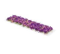 Hemobllo Grappe De Fleurs Miniatures Autocollantes pour Décor De Maison, 30 Fleurs Violettes, Matériau Solide, Ornement Miniature pour Jardin, Modèles Architecturaux Et Aménagements Ferroviaires