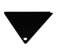 Hemobllo Grattoir à Fart Triangulaire en Acrylique Noir Outil de Fartage pour Skis et Snowboards Accessoire Entretien Lames Kit D’Outils pour Fartage Hiver Racloir Précis pour Sport