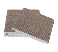 Hemobllo Griffoir et Pliable Triangulaire en Carton Ondulé Chat pour 6 Faces Utilisables pour Protection des Meubles Angles de Griffage Multiples en Intérieur