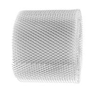 Hemobllo Grille de Protection de Gouttière en Alliage D'aluminium 15 Cm X 12 M, Filtre Anti-feuilles à Mailles Fines pour Descente D'eau Pluviale, Protège-gouttières pour Toiture