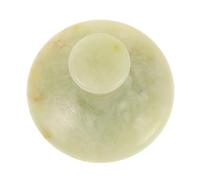 Hemobllo Gua Aventurine Outil de Massage Pierre de Champignon pour Élimine Rides Compact et Portable pour Voyage