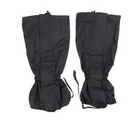 Hemobllo Guêtres Imperméables en Polyester Noir Manchons Thermiques Anti-Neige pour Randonnée et Alpinisme Couvre-Jambes Longs Légers et Résistants Protection Neige Eau et Sable 1