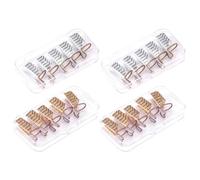 Hemobllo Guide Extensions Protecteur Solide Fixation par Pliage 20pcs D'ongles en Aluminium pour Nail Salons et Manucure DIY