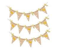 Hemobllo Guirlande Fanions Lin Canard Jaune pour Fête Danniversaire Garçon Fille et Décoration Classe Maternelle Bannière Réutilisable pour Chambre Garçon Fille et Fête Décole