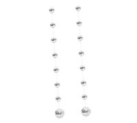 Hemobllo Guirlandes Boules Disco Miroir 2 Pièces, Décoration Suspendue à Facettes, Boule à Facettes Légère Réfléchissante, Fête Mariage Anniversaire Noël, Décoration Intérieure Festive