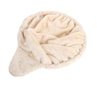 Hemobllo Hamac de Remplacement Rond en Peluche Douce pour Tour à Chaton, Espace de Repos Polyvalent Anneau en Acier, Dimensions 47x36 Cm, Élégant et Confortable pour Chat