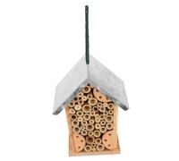 Hemobllo Hôtel en Plein Air Habitat Suspendu Abeille Maçonne Habitat des Abeilles Maison Ruche en Bois des Insectes Hôtel à Insectes De Jardin Abri d'abeille Ruche D'abeilles Le Fer