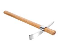 Hemobllo Houe de Jardin Acier Inoxydable Outil Pratique pour Désherbage Plantation de Fleurs à Main pour Jardinage
