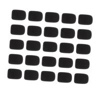 Hemobllo Housse Coupe-Vent pour Micro à Pince 25 Pièces Éponge Anti-Éclaboussures Protection pour Microphone Noir 30 * 22 * 8 MM