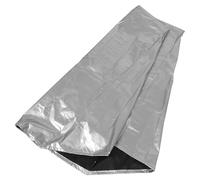 Hemobllo Housse de Protection Argentée 210D pour Dévidoir de Tuyau d'Arrosage Autoportant, Résistante aux Intempéries et Uv, Compatible Chariot Porte-Tuyau Extérieur, Dimensions 66X63X88